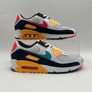 Mens Size 9 Nike Air Max 90 White Dusty Cactus Sneakers HF4860 100